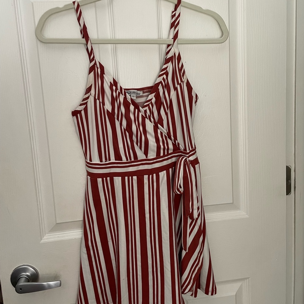 Junior romper with front tie